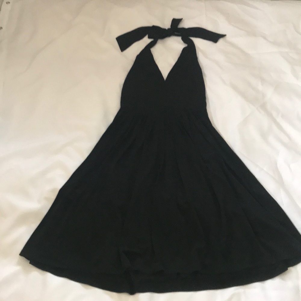 Calvin Klein Black Haltertop Monroe style dress